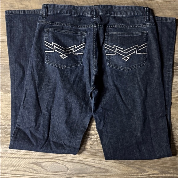 Michael Kors Women's Deep Indigo Boot Cut Jeans - Picture 2 of 2